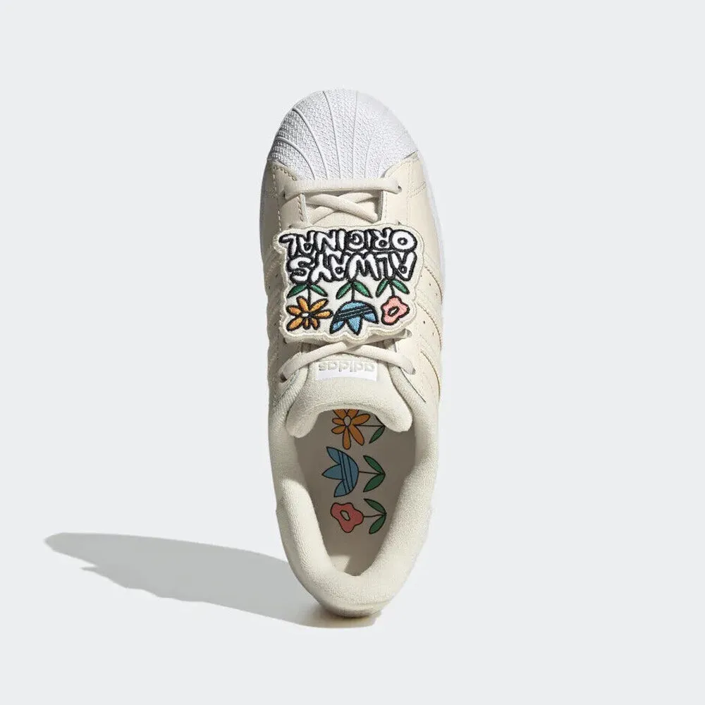Adidas Women's Always Original Superstar Shoes, Wonder White/Cloud White