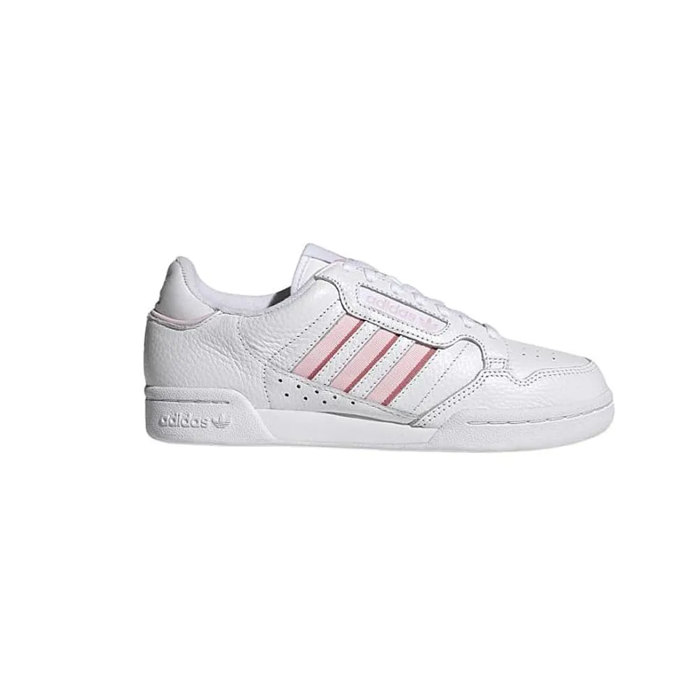 adidas Women's Continental 80 Stripes Sneakers, Cloud White/Clear Pink/Hazy Rose