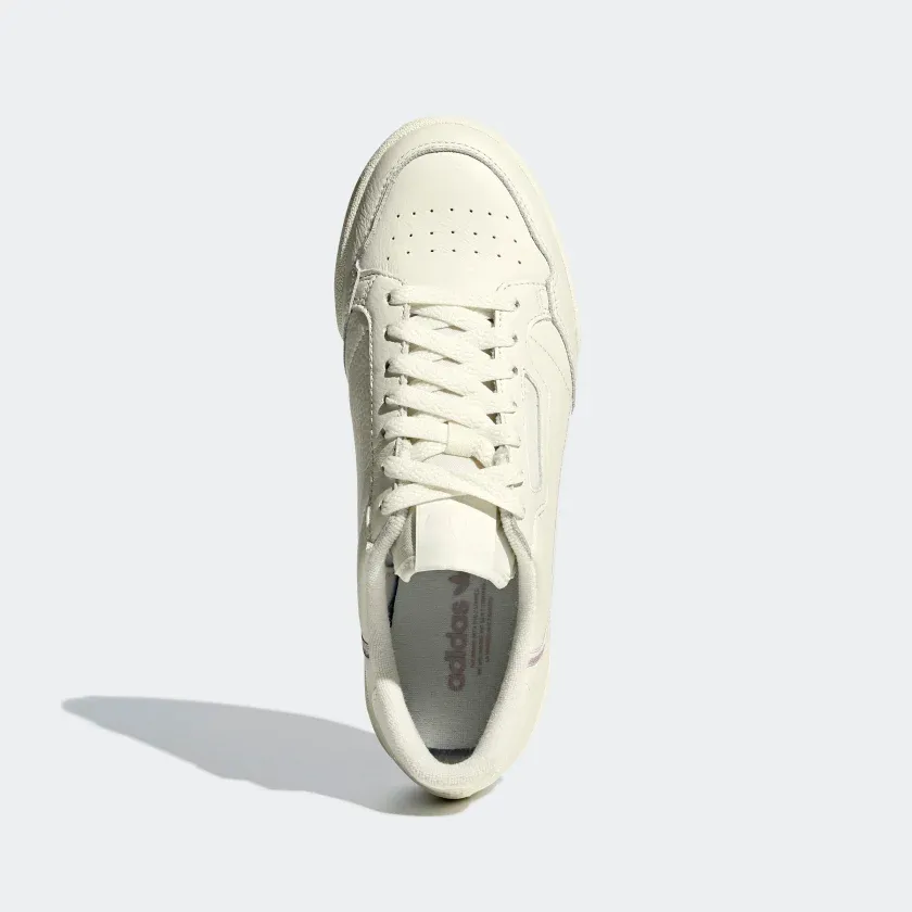 Adidas Women's Continental 80 W Casual Sneaker, Off White/ Orchid