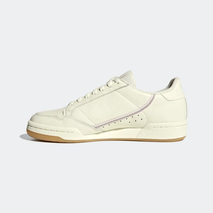 Adidas Women's Continental 80 W Casual Sneaker, Off White/ Orchid