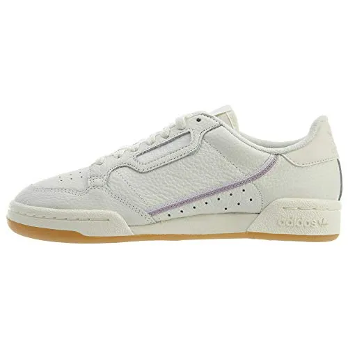 Adidas Women's Continental 80 W Casual Sneaker, Off White/ Orchid