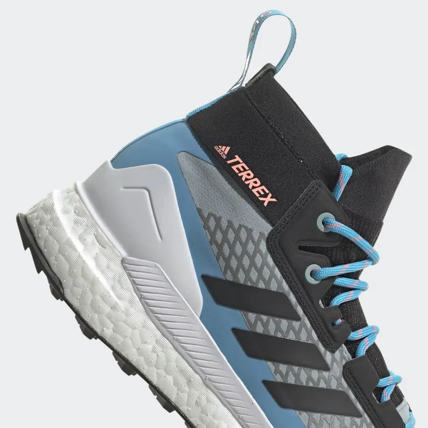 Adidas Women's TERREX Free Hiker Gore-Tex Hiking Shoes, Magic Grey/Core Black/Sky Rush