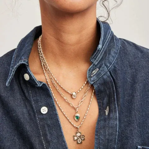 Adina Reyter Good Luck Diamond Clover Charm