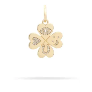 Adina Reyter Good Luck Diamond Clover Charm