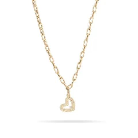 Adina Reyter Groovy Diamond Heart Hinged Charm
