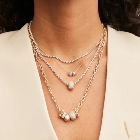 Adina Reyter Pave Crown Big Bead