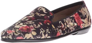 Aerosoles Women's Betunia Slip-on Loafer, Black Floral