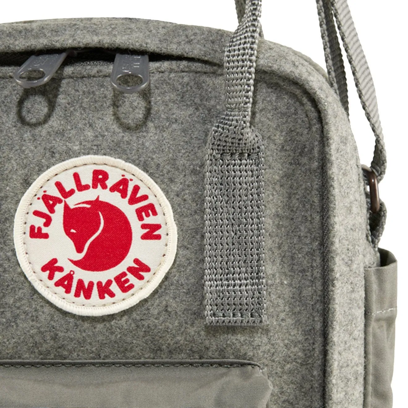 Affordable Luxury Fjallraven Kanken Re-Wool Sling Granite Grey  Stylish & Comfortable