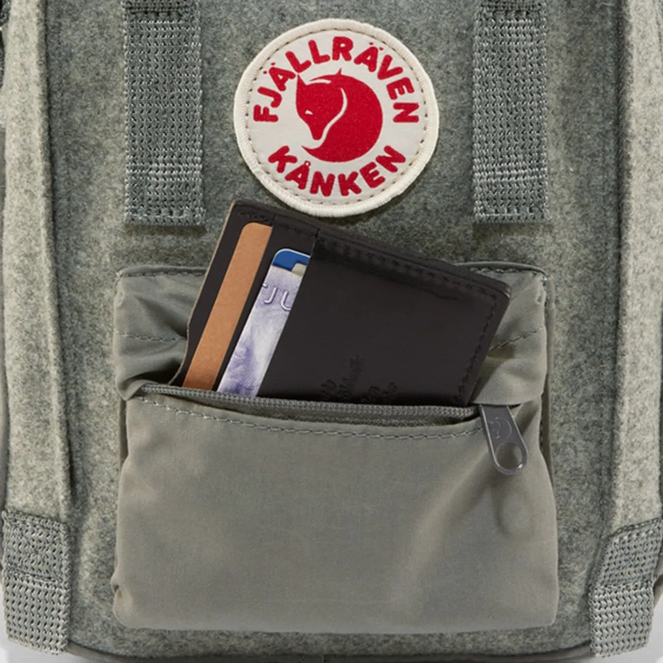 Affordable Luxury Fjallraven Kanken Re-Wool Sling Granite Grey  Stylish & Comfortable