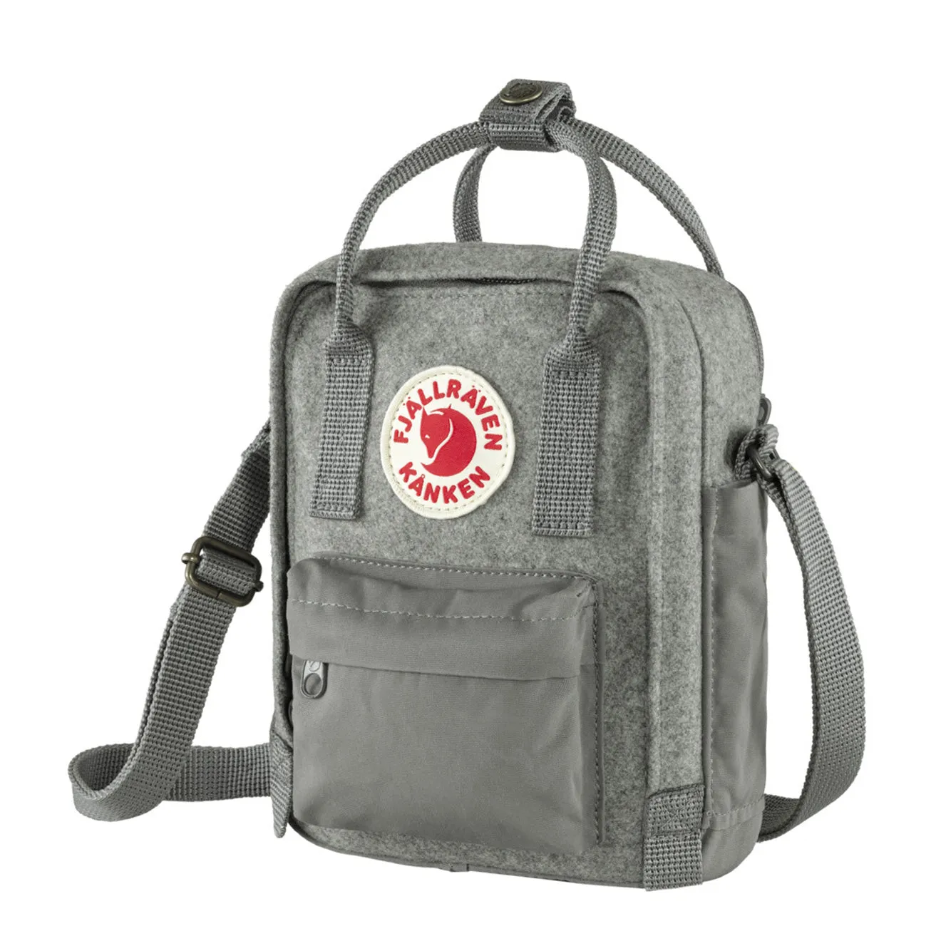 Affordable Luxury Fjallraven Kanken Re-Wool Sling Granite Grey  Stylish & Comfortable