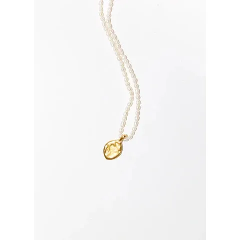 Alhaja Lolita Pearl Long Necklace