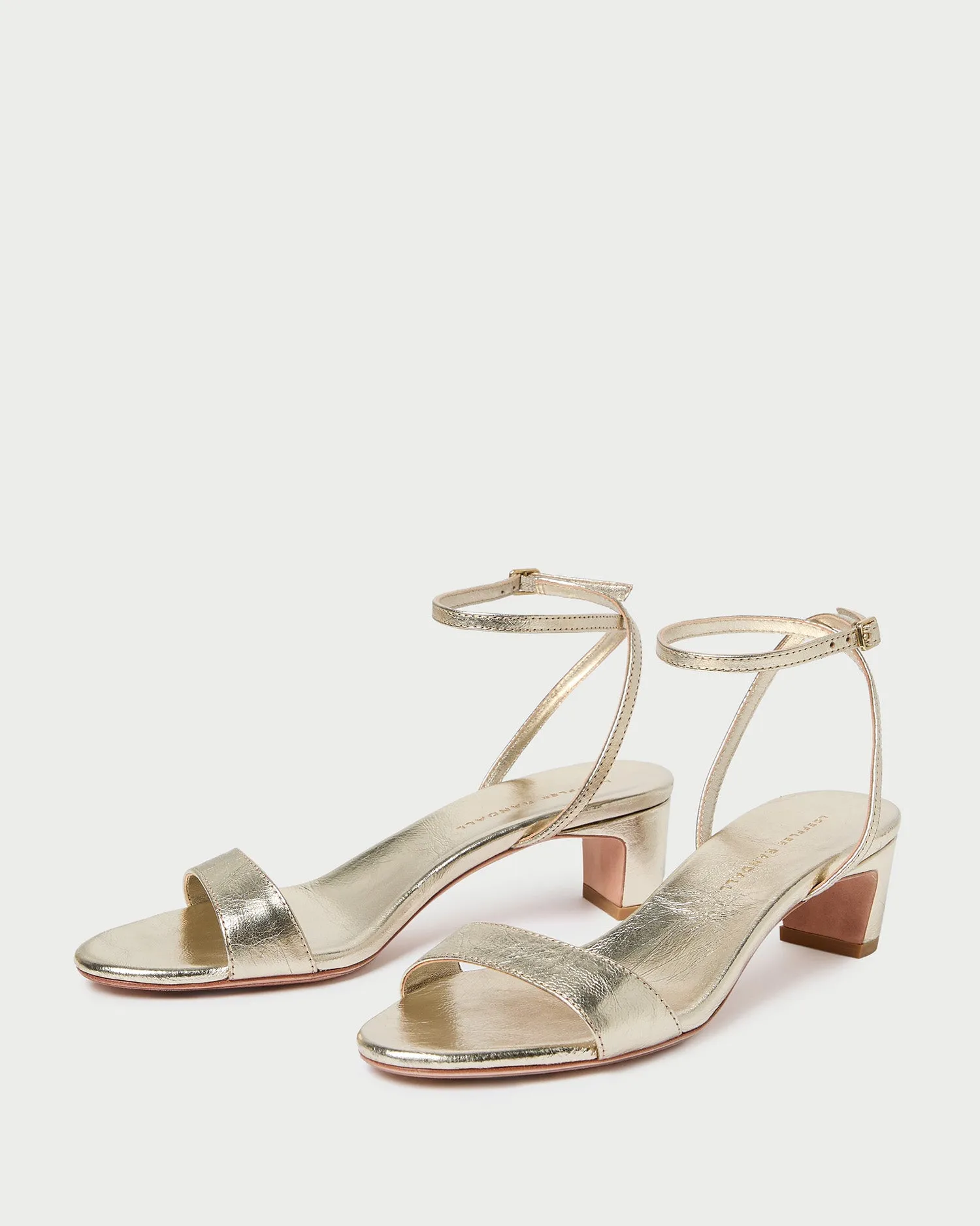Alice Champagne Leather Sandal -LOEFFLER RANDALL