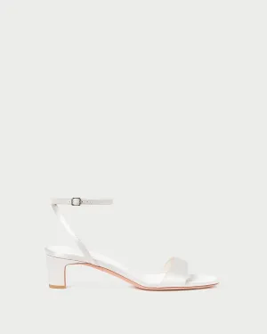 Alice Cream Satin Sandal -LOEFFLER RANDALL