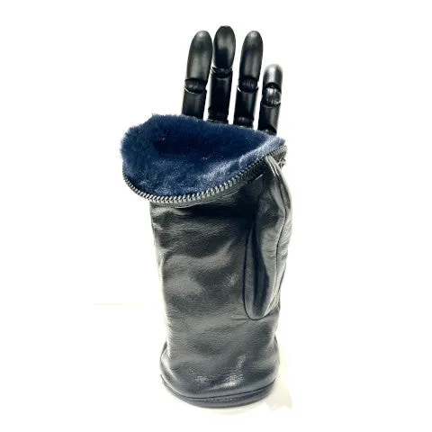 Alpo Faux Fur Lined Zipper Mittens