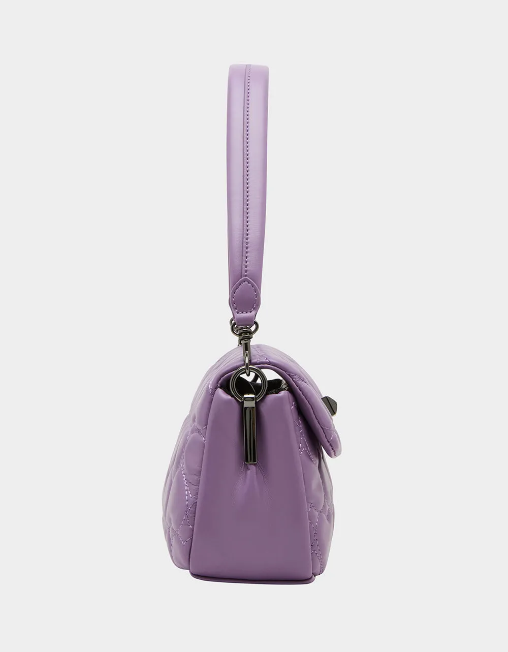 ALWAYS HEART-CORE FLAP SHOULDER BAG LILAC Betsey Johnson