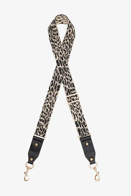 Antler Bag Strap Cheetah Gold & Black