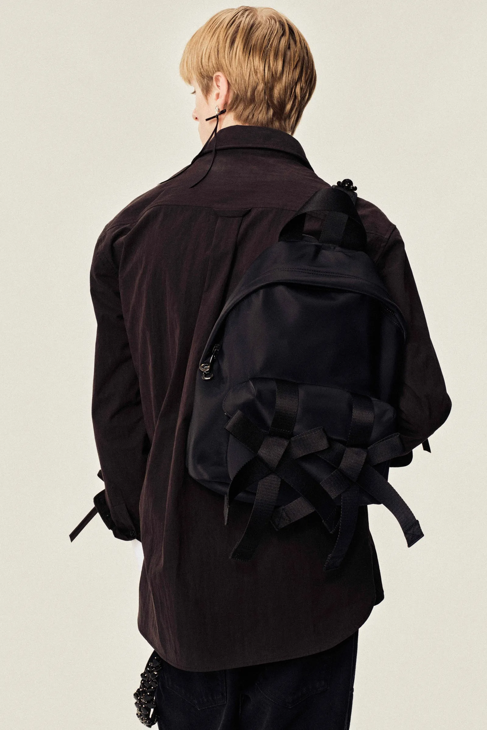 Beaded Utility Bow Backpack