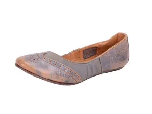BedStu TAP Women's Ballet Flats Fashion Shoes - Silver Lux Grey Canvas