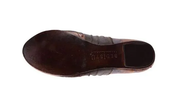 BedStu TAP Women's Ballet Flats Fashion Shoes - Silver Lux Grey Canvas