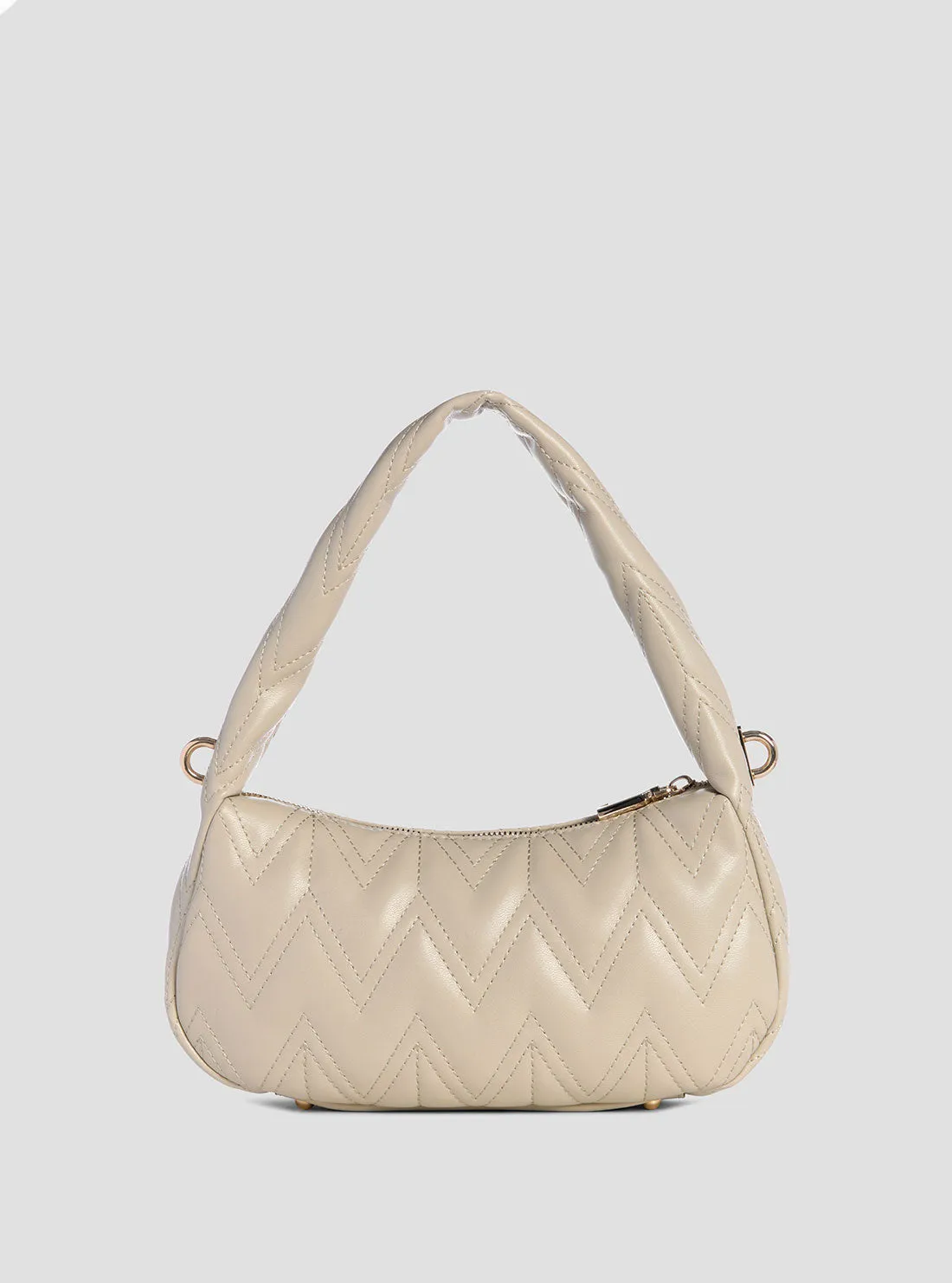 Beige Eda Shoulder Bag Guess