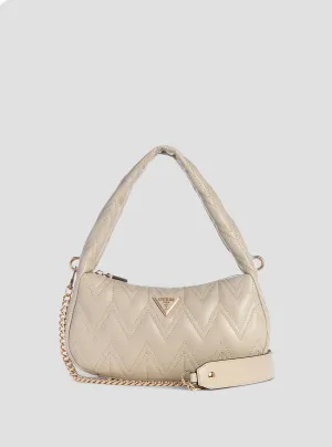 Beige Eda Shoulder Bag Guess