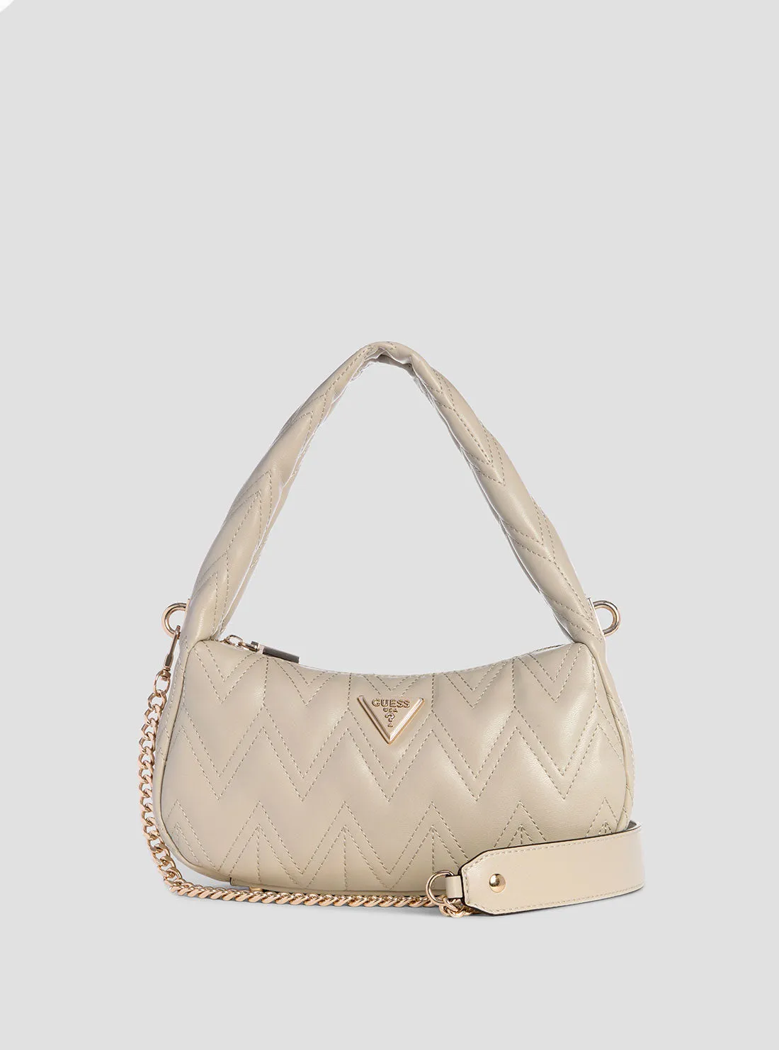 Beige Eda Shoulder Bag Guess