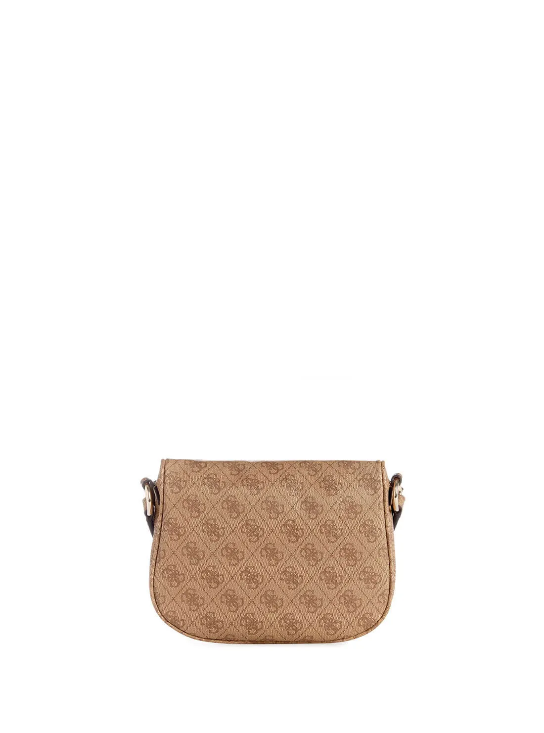 Beige Power Play Mini Sling Bag Guess