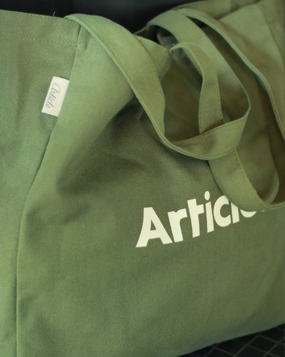 BestSelling Article Organic Heavy Canvas Tote Bag - Olive Green  Dont Miss Out!