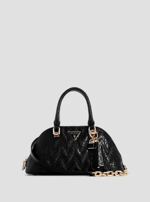 Black Adelard Satchel Bag Guess