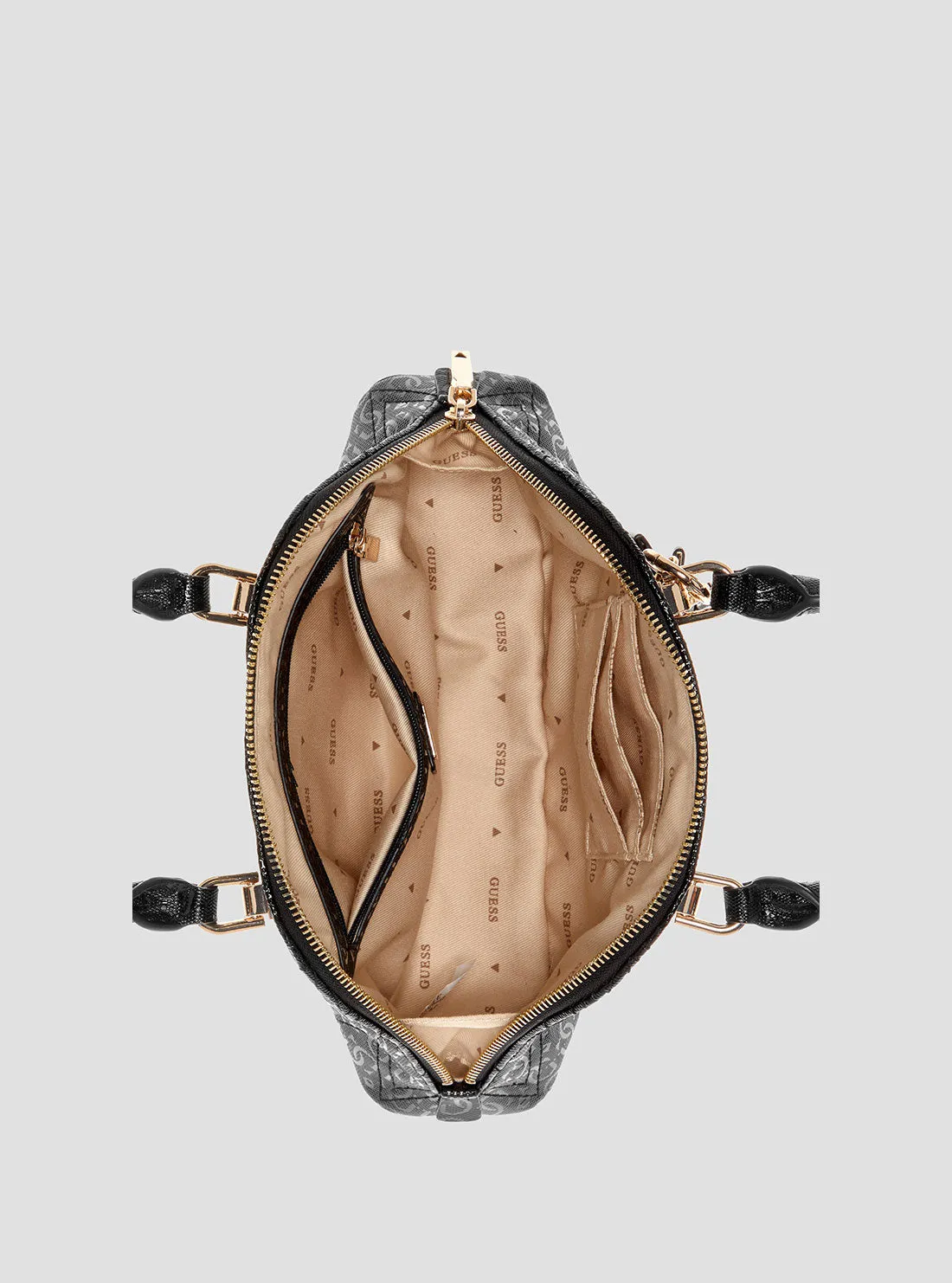 Black Adelard Satchel Bag Guess