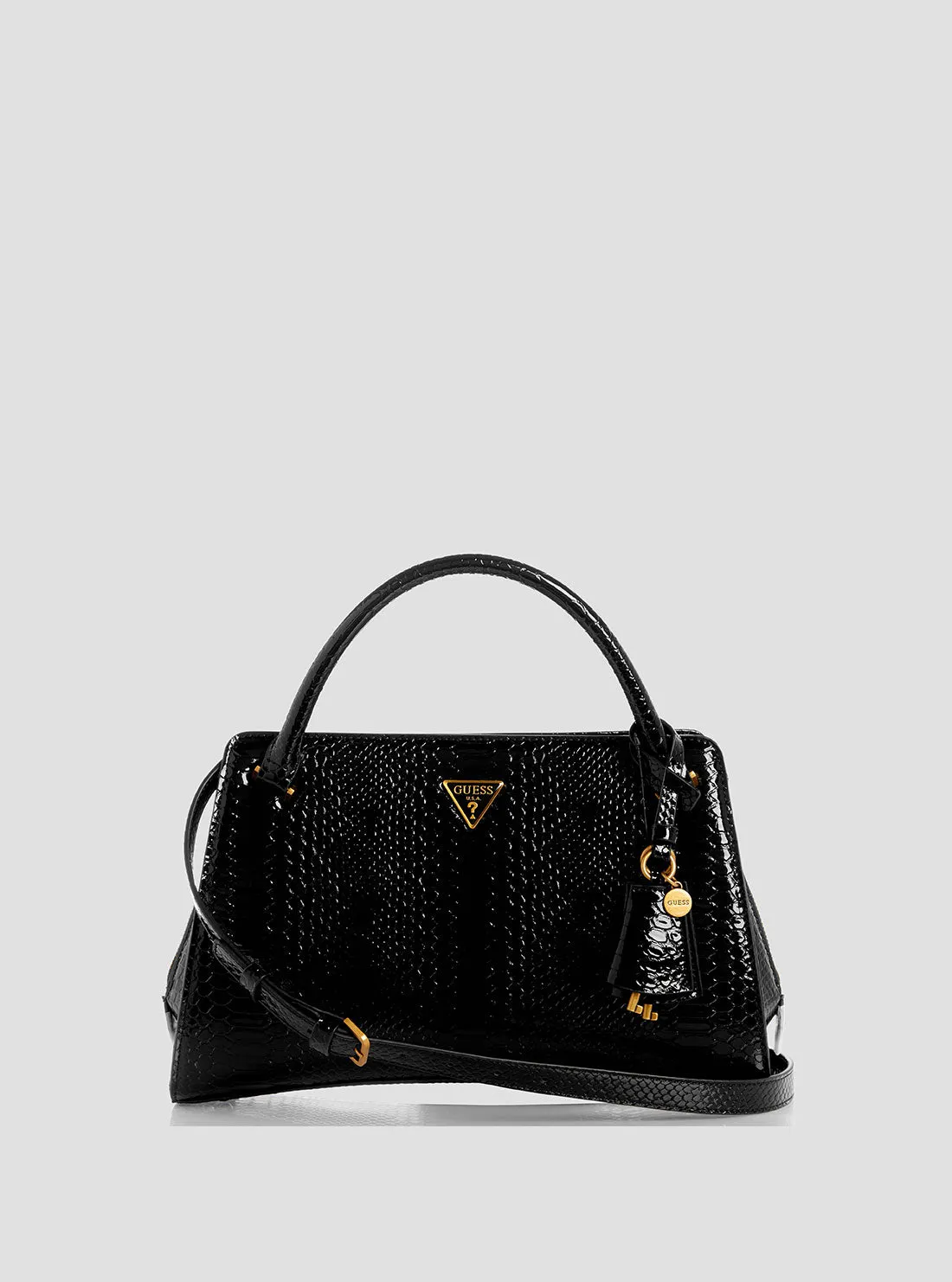 Black Annita Girlfriend Satchel Bag Guess
