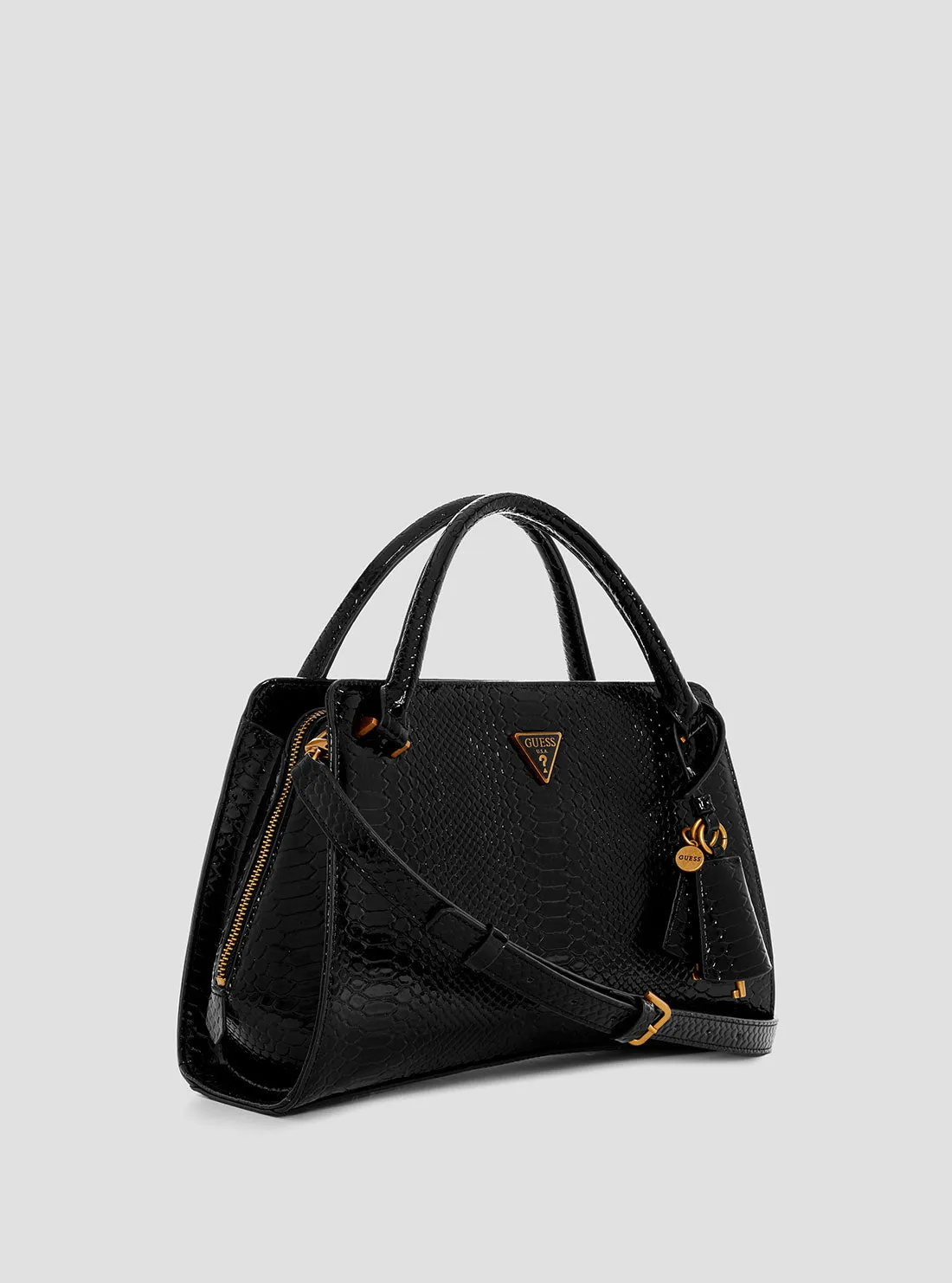Black Annita Girlfriend Satchel Bag Guess