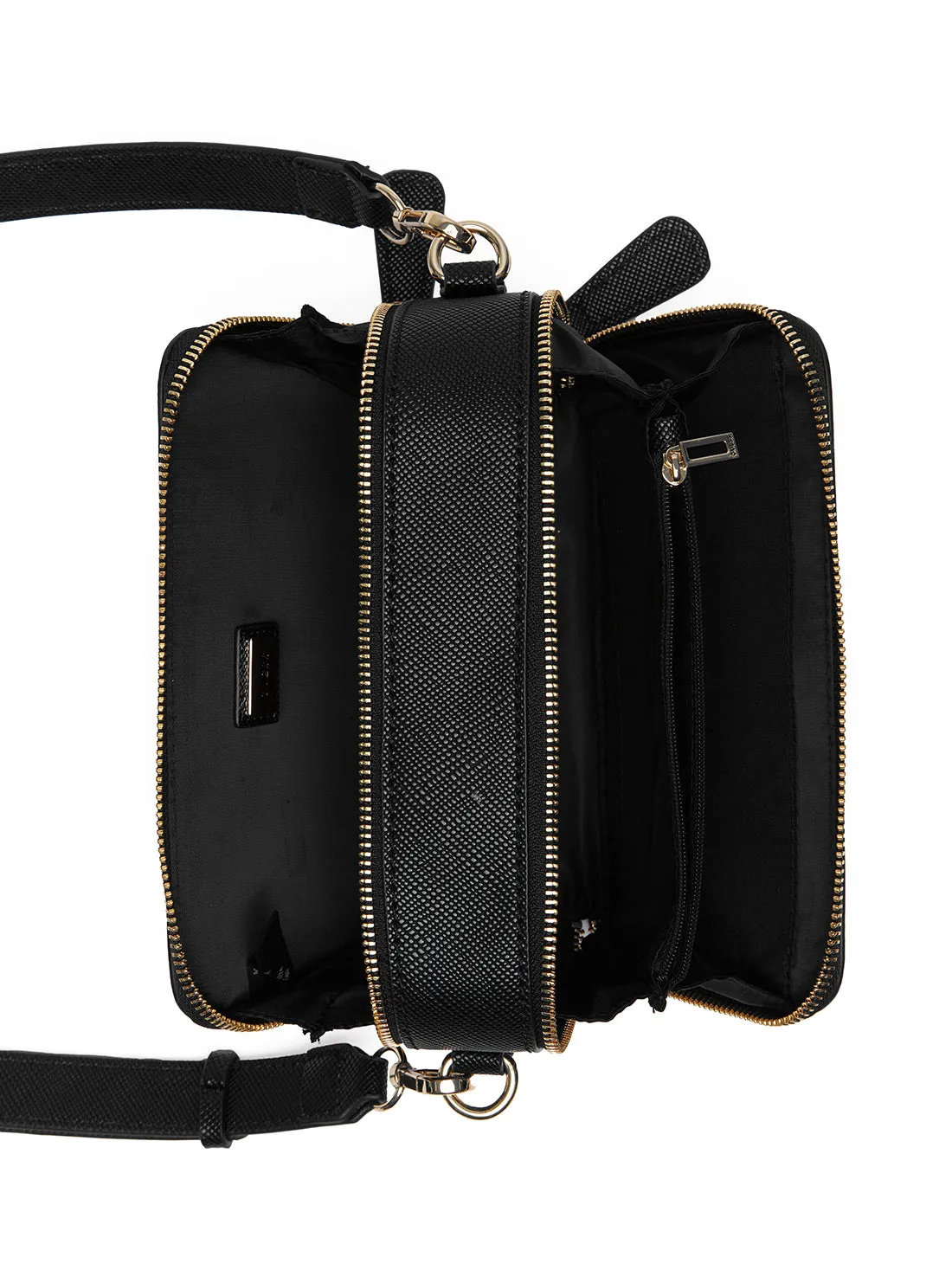 Black Breana Crossbody Bag Guess