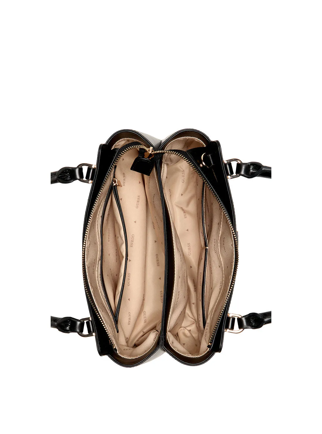 Black Daryna Satchel Bag Guess