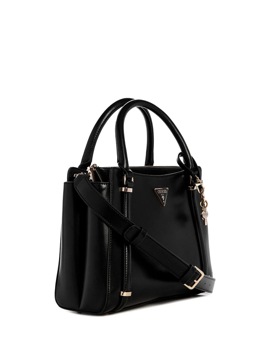 Black Daryna Satchel Bag Guess