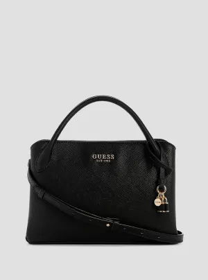 Black Fedana Elite Satchel Bag Guess