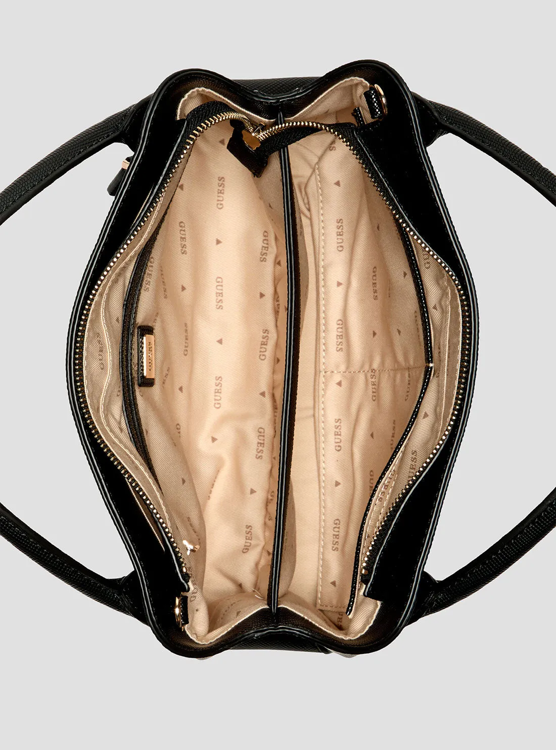 Black Fedana Elite Satchel Bag Guess