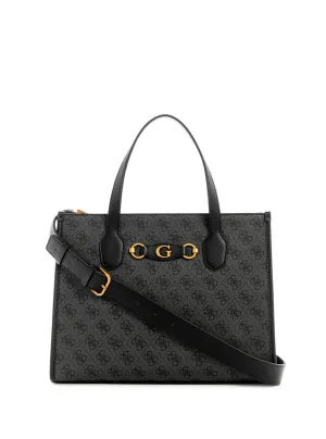 Black Izzy Dual Tote Bag Guess