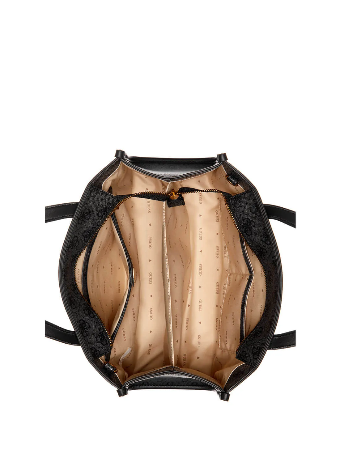 Black Izzy Dual Tote Bag Guess