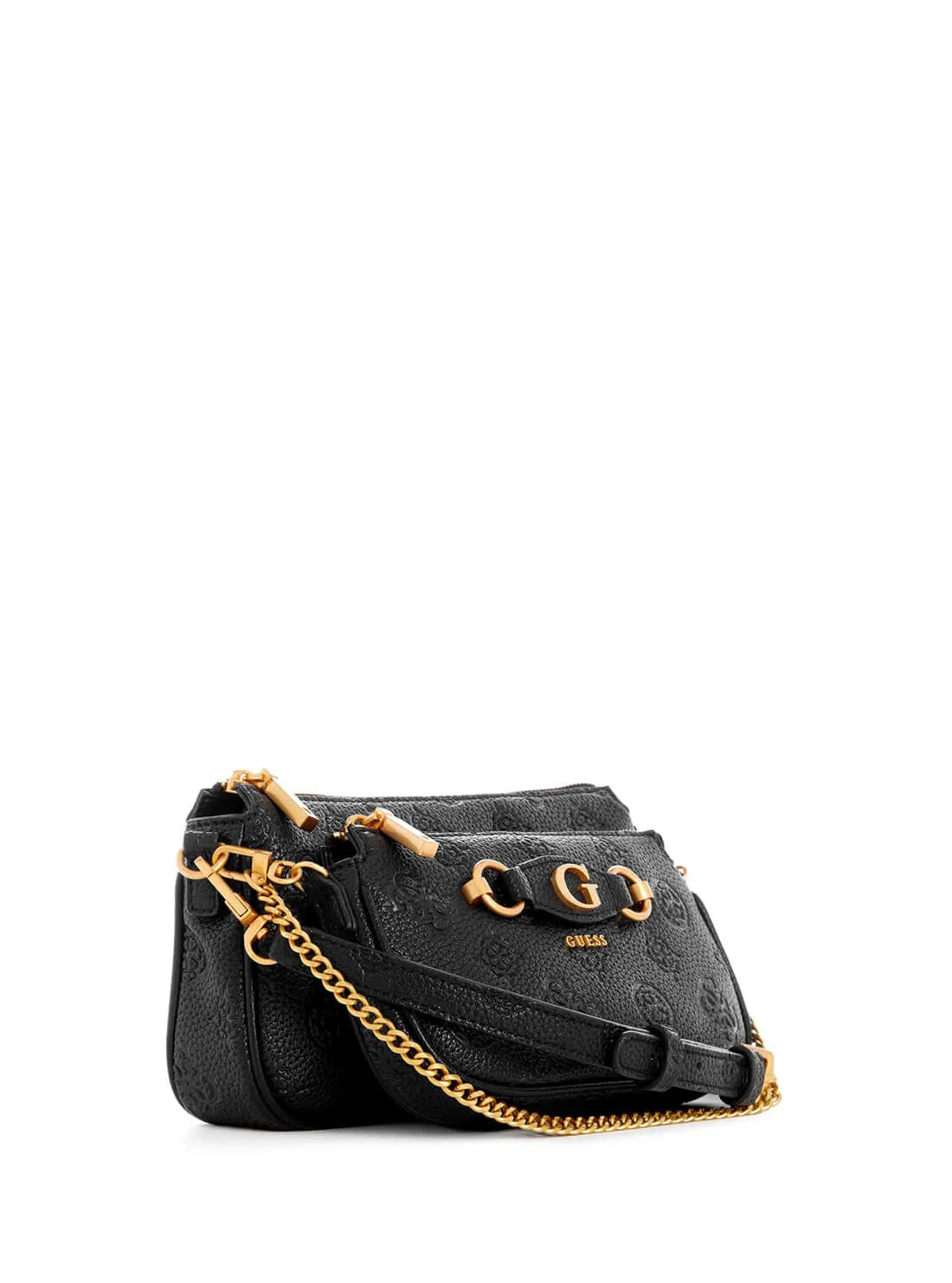 Black Izzy Mini Crossbody Bag Guess