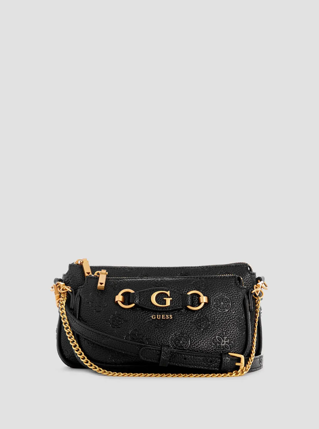 Black Izzy Mini Crossbody Bag Guess