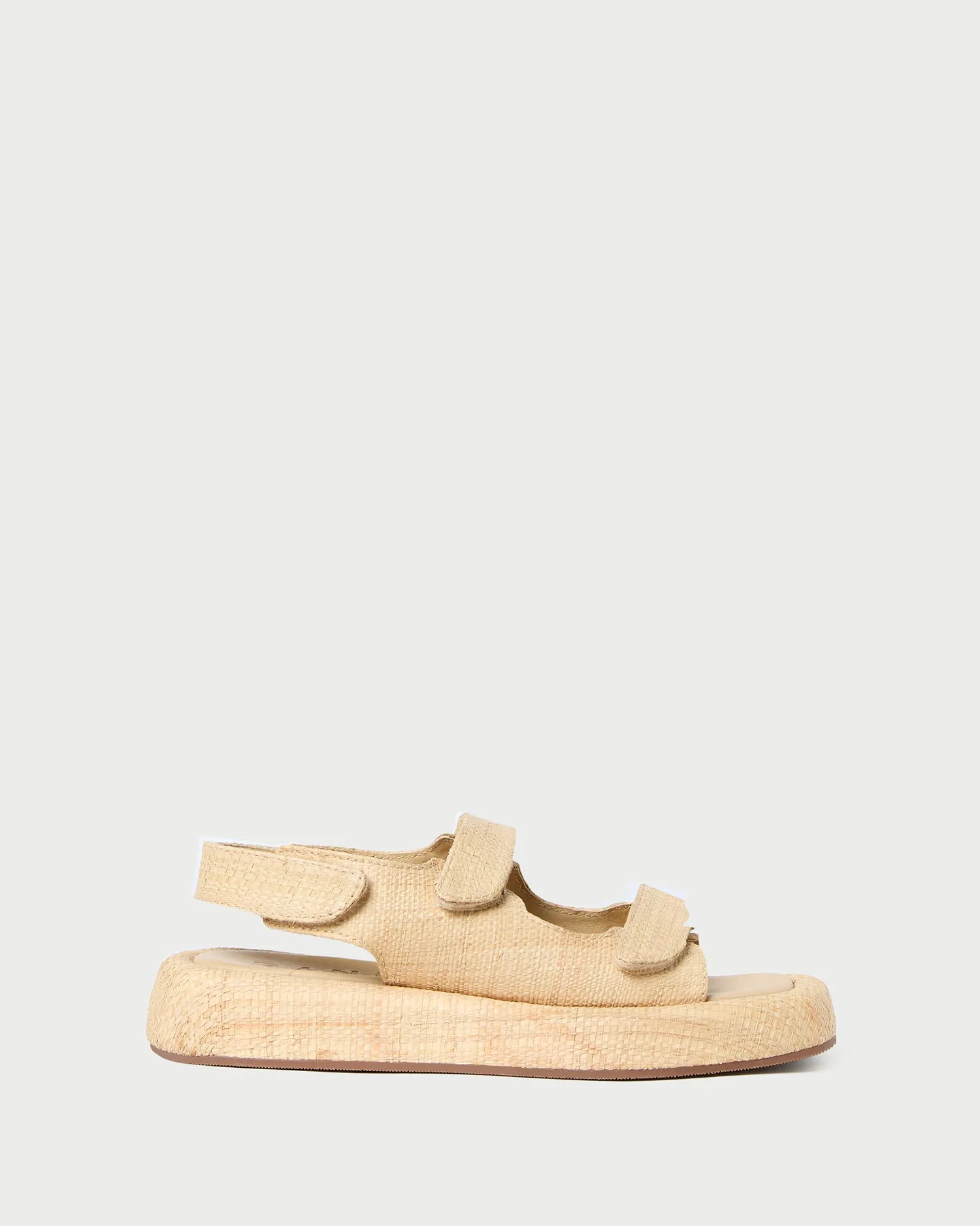 Blaise Natural Raffia Platform Sandal -LOEFFLER RANDALL