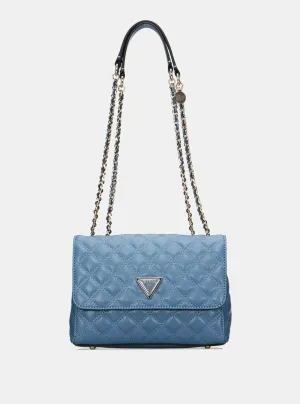 Blue Giully Convertible Crossbody Bag Guess