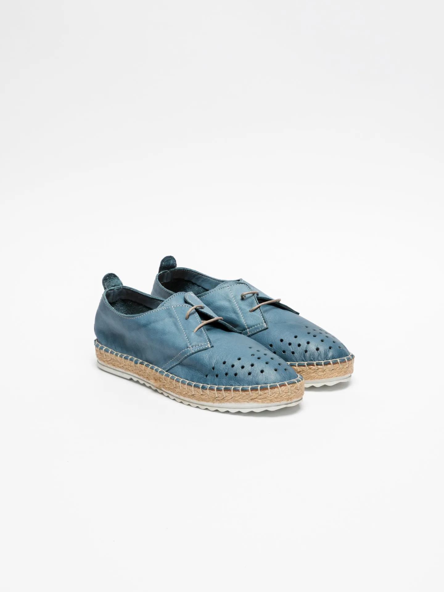 Blue Lace-up Shoes