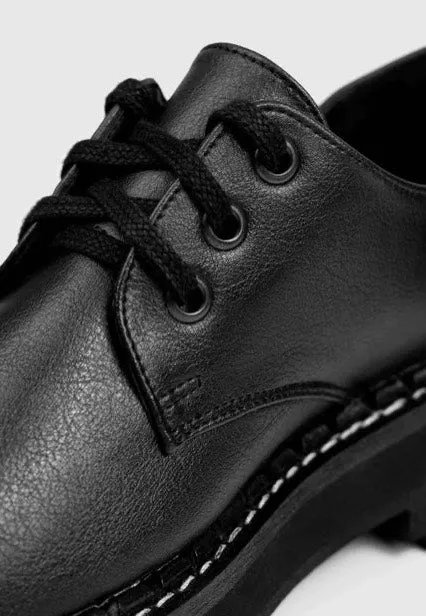 Bohema - Chunky Derbs Girl Black - Girl Shoes