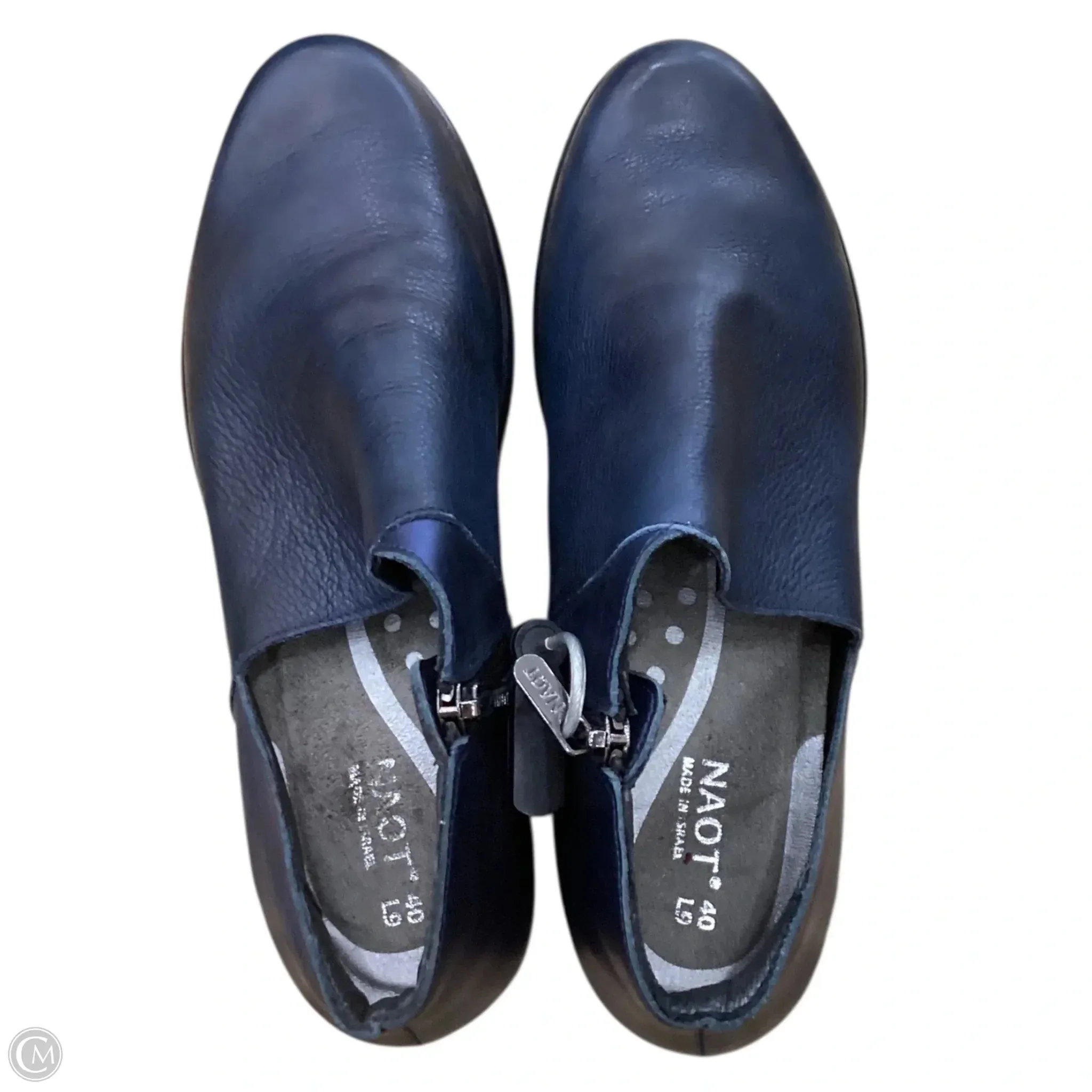 Boots Ankle Flats By Clothes Mentor In Navy, Size: 9