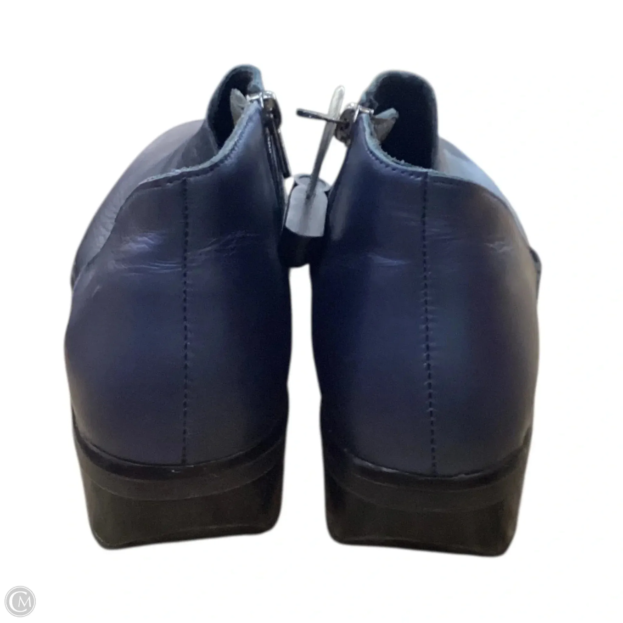 Boots Ankle Flats By Clothes Mentor In Navy, Size: 9