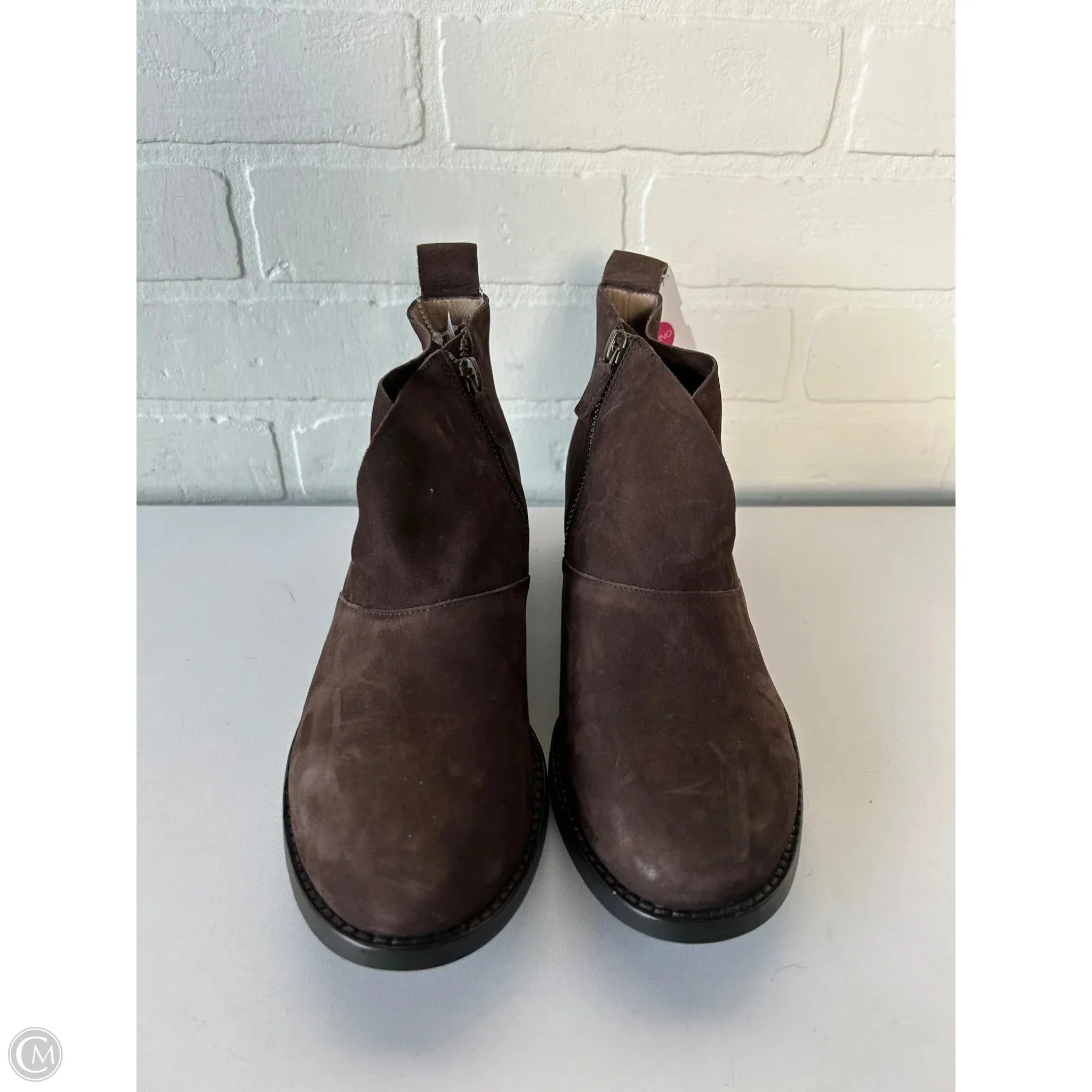 Boots Ankle Flats By Eileen Fisher In Brown, Size: 8