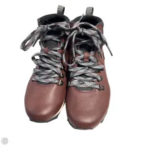 Boots Ankle Flats By Merrell In Maroon, Size: 6.5