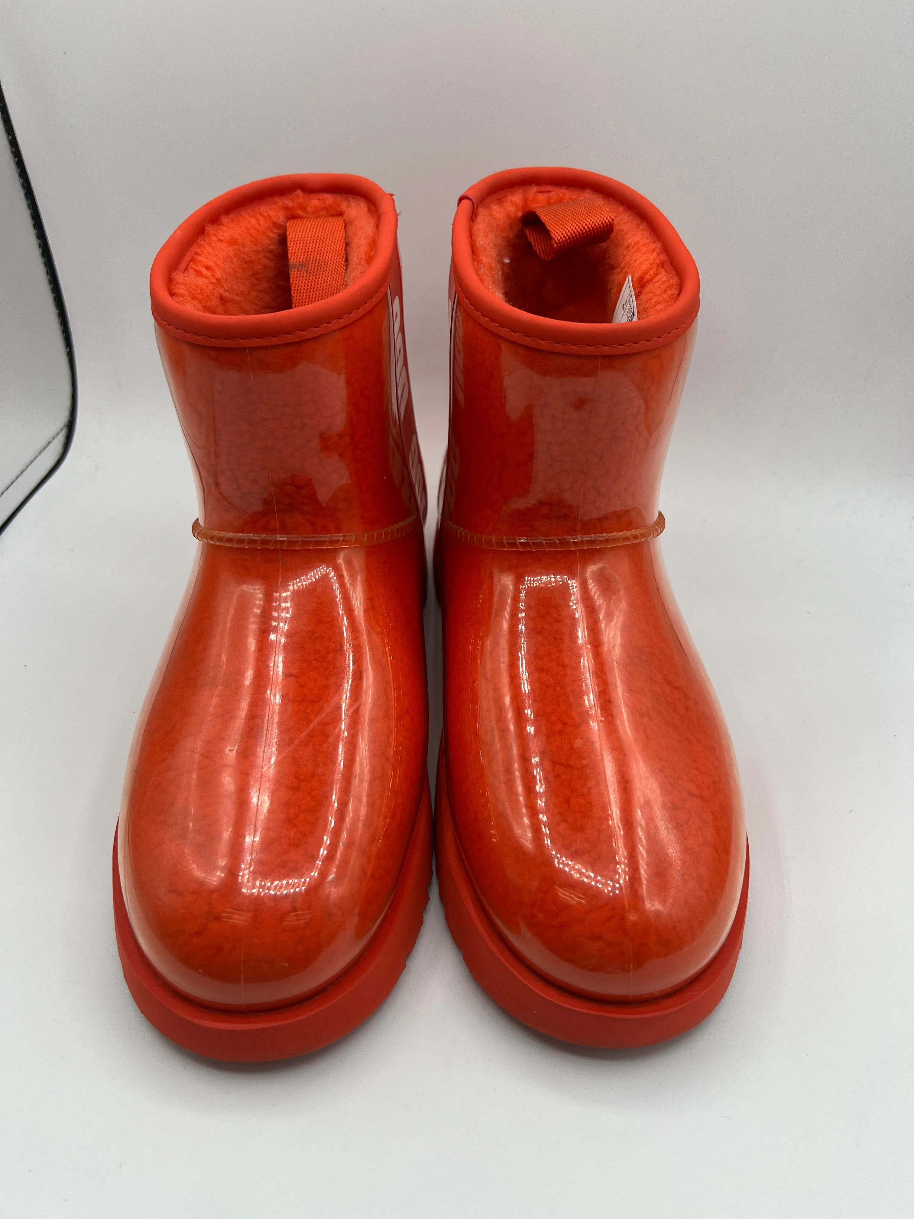 Boots Ankle Flats By Ugg In Red, Size: 8